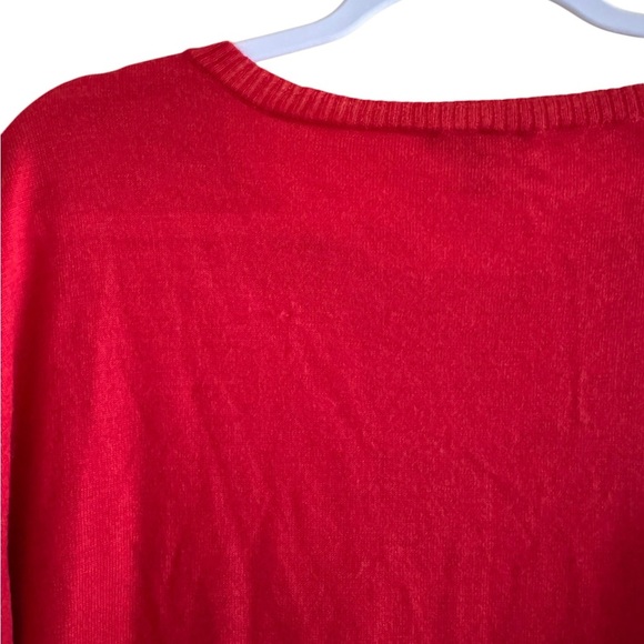 Eileen Fisher Merino Wool Red Tunic (flawed) - Picture 6 of 10